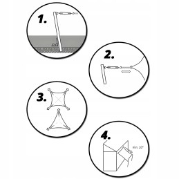 ✴️ Didelis UV atspalvio atspalvis Sail Garden vandeniui atsparus 3x4m smėlio spalvos✴️