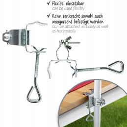 umbrella holder for railing umbrella attachment