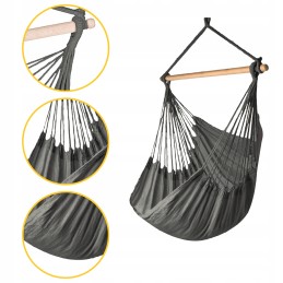 Braziliška pakabinama kėdė, hamakas, sodo sūpynės sodui iki 150 kg