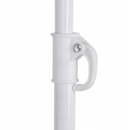 Reguliuojamas paplūdimio sodo skėtis, 150 cm, nulaužtais lapais