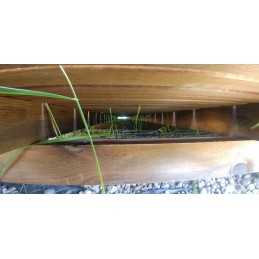 Agrotekstilė juoda agrotekstilė piktžolėms 3,20 m 90g/m2 UV storio stipri