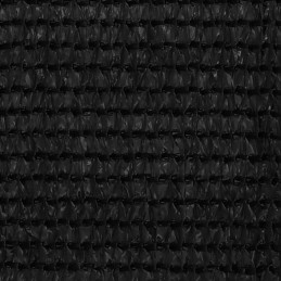 Juodas balkono ekranas 75x500cm HDPE