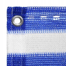 Balkono ekranas mėlynai baltas 90x500 cm HDPE