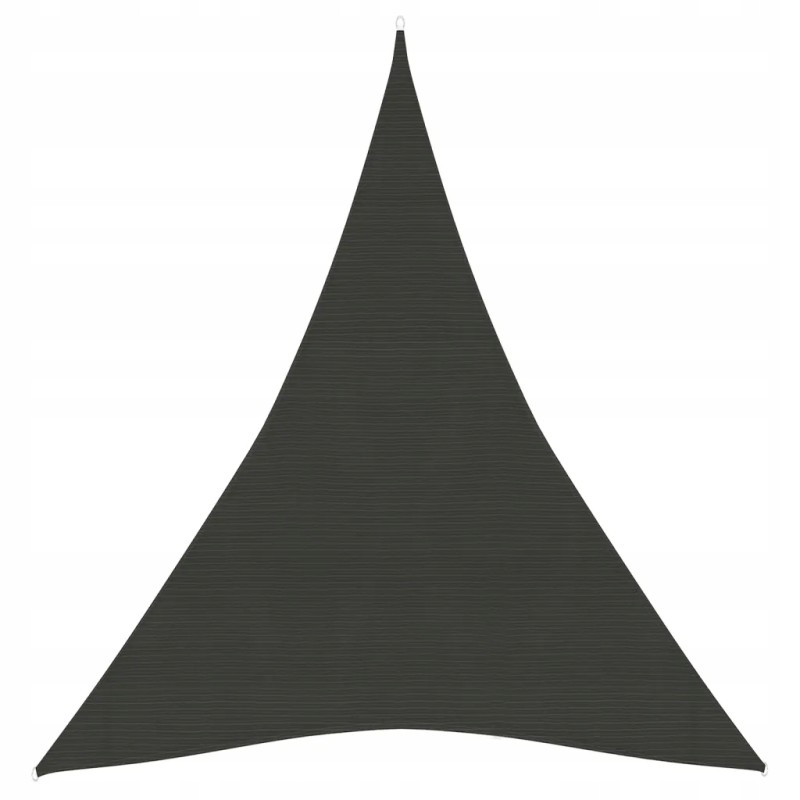 HDPE šešėlinė burė, 3x4x4m, antracitinė