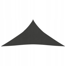 HDPE šešėlinė burė, 3x4x4m, antracitinė