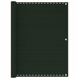 Vidaxl balkono ekranas tamsiai žalias 120x300 cm hdpe