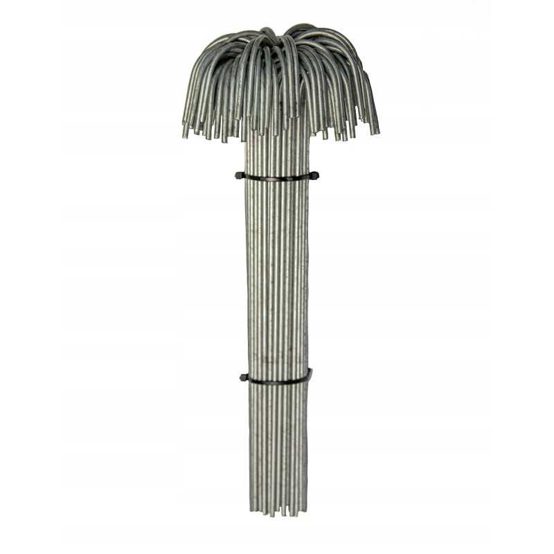 Smeigtukai kaiščiai inkarai agrotekstilei tvirtinti agrotekstilė 100vnt 20cm cinkuota cinkuota