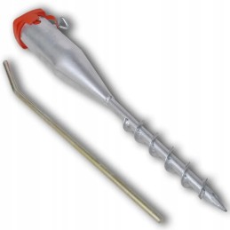 Skėčių stovas su 5 priedais - cinkuoto plieno, 55 cm, ø 6,6 cm, ø 25,5 / 38,5 / 43 / 50