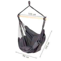 Braziliška kėdė, hamakas, pakabinama kėdė, sodo sūpynės su pagalvėmis