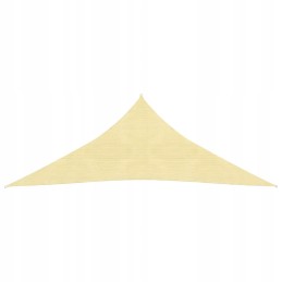 HDPE burės stogelis 3,6x3,6x3,6m, smėlio spalvos - apsauga nuo saulės ir drėgmės, paprastas montavimas