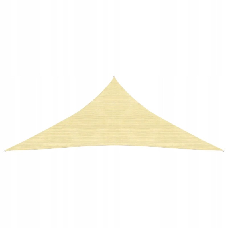 HDPE burės stogelis 3,6x3,6x3,6m, smėlio spalvos - apsauga nuo saulės ir drėgmės, paprastas montavimas