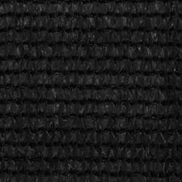 Juodas balkono ekranas 120x400 cm HDPE