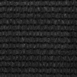Juodas balkono ekranas 120x400 cm HDPE