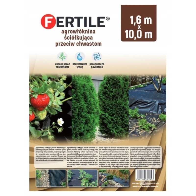 Agrotekstilė mulčiavimas nuo piktžolių derlingas 1 6m x 10m