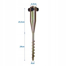 Sissekeeratav metallist vihmavarju kinnitusalus 1032887