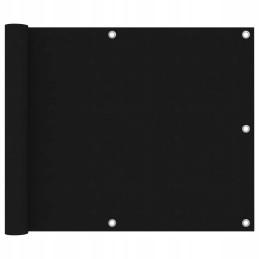 Vidaxl balkono širma juoda 75x300 cm oksfordo audinio