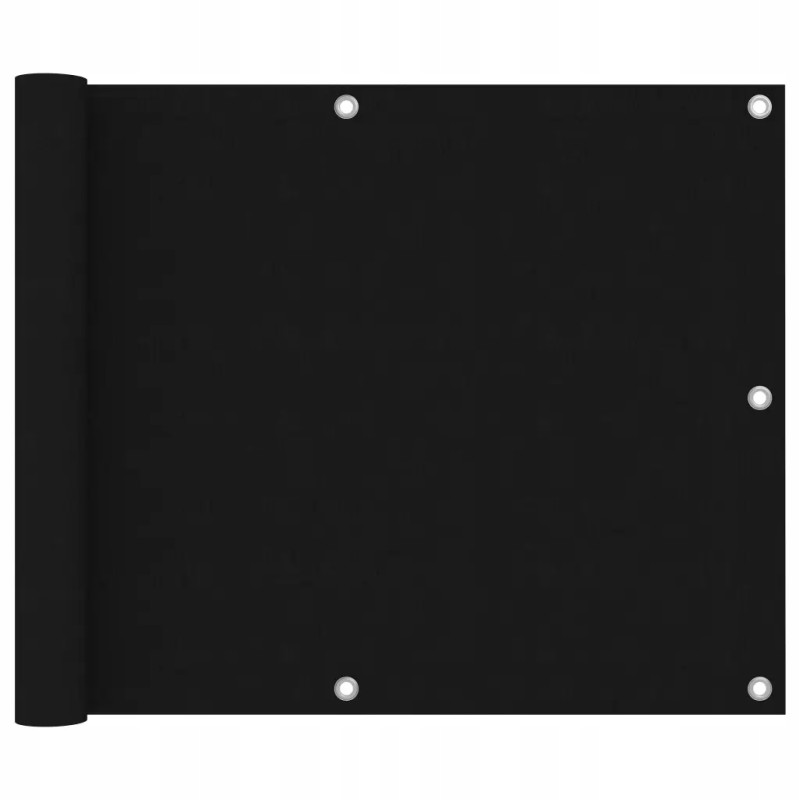Vidaxl balkono širma juoda 75x300 cm oksfordo audinio