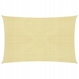 Vidaxl saulės burė 160 g m2 smėlio spalvos 2x3 m HDPE