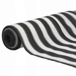 Antracito ir balto šešėlių tinklelis 1,5x10m HDPE 75g/m²