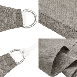 Šešėlių burė 160g/m² šviesiai pilka 2,5x2,5m HDPE