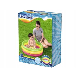 Bestway spalvingas baseinas, minkštas dugnas, irklavimo baseinas, 41l