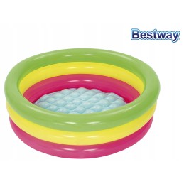 Bestway spalvingas baseinas, minkštas dugnas, irklavimo baseinas, 41l