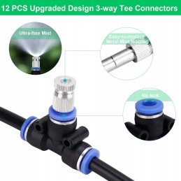 Purškiamas aušinimas skėčiui, 12 purkštukų, 10 m