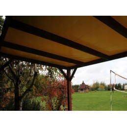 Visą sezoną terasos stogas pagamintas iš PVC. apsauga nuo saulės ir 100% atspari vandeniui. pritaikyta ir pritaikyta pagal jūsų 