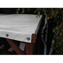 Visą sezoną terasos stogas pagamintas iš PVC. apsauga nuo saulės ir 100% atspari vandeniui. pritaikyta ir pritaikyta pagal jūsų 