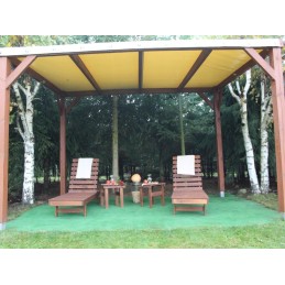 Visą sezoną terasos stogas pagamintas iš PVC. apsauga nuo saulės ir 100% atspari vandeniui. pritaikyta ir pritaikyta pagal jūsų 