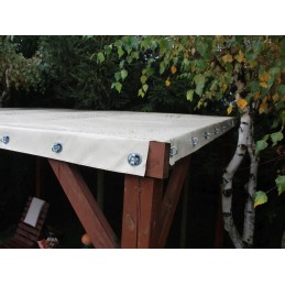 Visą sezoną terasos stogas pagamintas iš PVC. apsauga nuo saulės ir 100% atspari vandeniui. pritaikyta ir pritaikyta pagal jūsų 