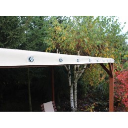 Visą sezoną terasos stogas pagamintas iš PVC. apsauga nuo saulės ir 100% atspari vandeniui. pritaikyta ir pritaikyta pagal jūsų 