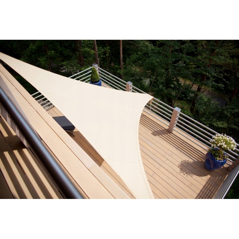 Mini saulės burė, atspari vandeniui aukščiausios kokybės trikampis 1 4x1 4x2 balkonas