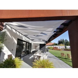 Mini saulės burė, atspari vandeniui aukščiausios kokybės trikampis 1 4x1 4x2 balkonas