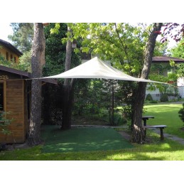 Mini saulės burė, atspari vandeniui aukščiausios kokybės trikampis 1 4x1 4x2 balkonas