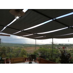 HDPE šešėlinė burė - pavėsinės juosta 0,4x5m