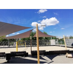 Aukščiausios kokybės vandeniui atspari šešėlinė burė, dydis 1,4x1,4x2,0