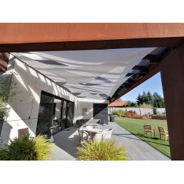 Aukščiausios kokybės vandeniui atspari šešėlinė burė, dydis 1,4x1,4x2,0