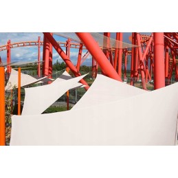 Aukščiausios kokybės vandeniui atspari šešėlinė burė, dydis 1,4x1,4x2,0