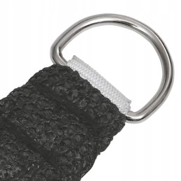 HDPE šešėlinė burė, trikampė, 3x4x5m, antracitinė