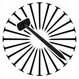 Agrotekstilės kaiščiai 15cm agrotekstilės tvirtinimo kaiščiai 200 vnt. gf agro