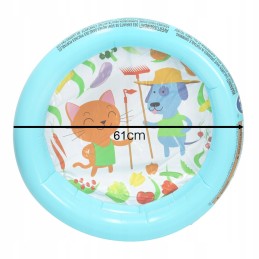 Pripučiamas baseinas vaikams, 61 cm, mėlynas