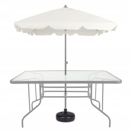 Base for garden umbrella with water load 13l filling with water