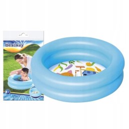 Pripučiamas baseinas vaikams 61cm bestway mėlynai rožinis