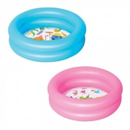 Pripučiamas baseinas vaikams 61cm bestway mėlynai rožinis