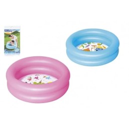 Pripučiamas baseinas vaikams 61cm bestway mėlynai rožinis
