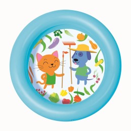 Pripučiamas baseinas vaikams 61cm bestway mėlynai rožinis