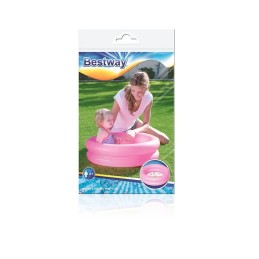 Pripučiamas baseinas vaikams 61cm bestway mėlynai rožinis