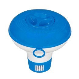 Mažas plūdinis chloro ir baseino cheminių medžiagų dozatorius