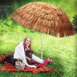 Apsauginis vandeniui atsparus Havajų reguliuojamas sulankstytas sodo skėtis, 155 cm